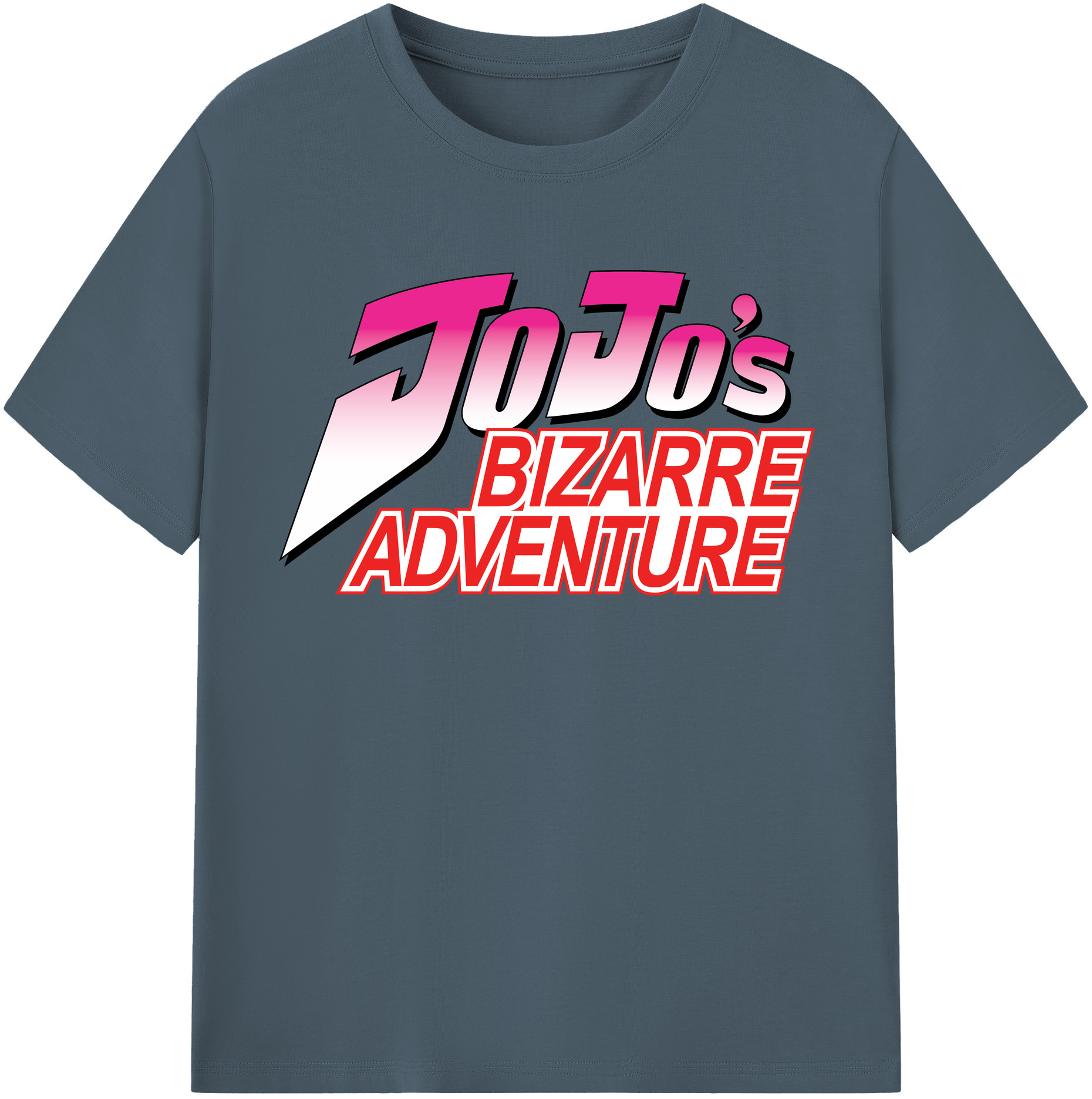（画像用） ジョジョの奇妙な冒険 JoJo's Bizarre Adventure 綿100％半袖Tシャツ（フロントプリント）